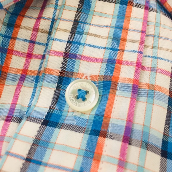 Bugatchi Plaid Dress Shirt - M - Picture 3 of 6